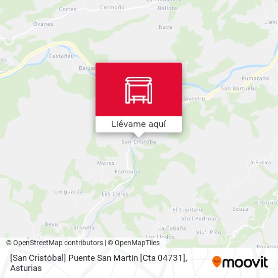 Mapa [San Cristóbal]  Puente San Martín [Cta 04731]