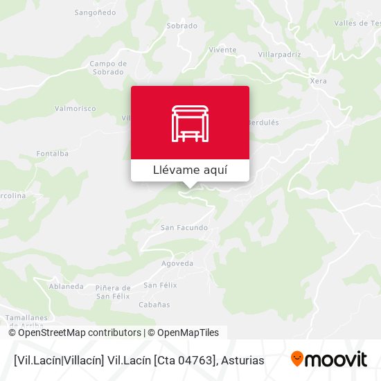Mapa [Vil.Lacín|Villacín]  Vil.Lacín [Cta 04763]