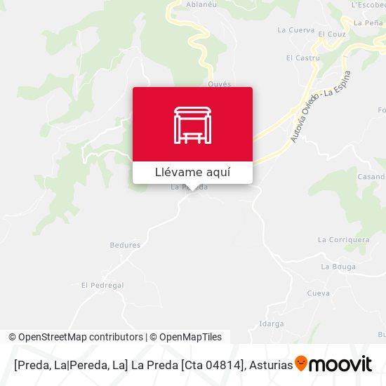 Mapa [Preda, La|Pereda, La]  La Preda [Cta 04814]