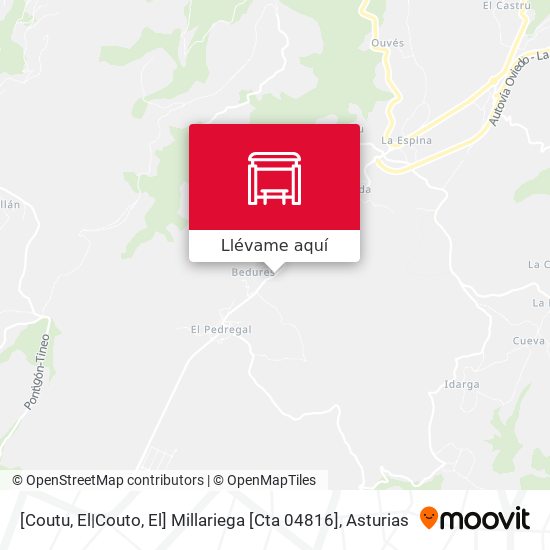 Mapa [Coutu, El|Couto, El]  Millariega [Cta 04816]