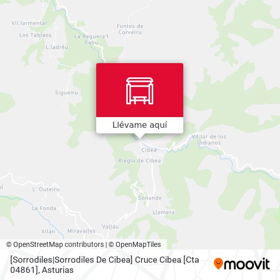 Mapa [Sorrodiles|Sorrodiles De Cibea]  Cruce Cibea [Cta 04861]