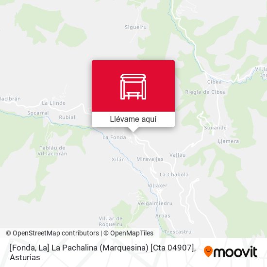 Mapa [Fonda, La]  La Pachalina (Marquesina) [Cta 04907]