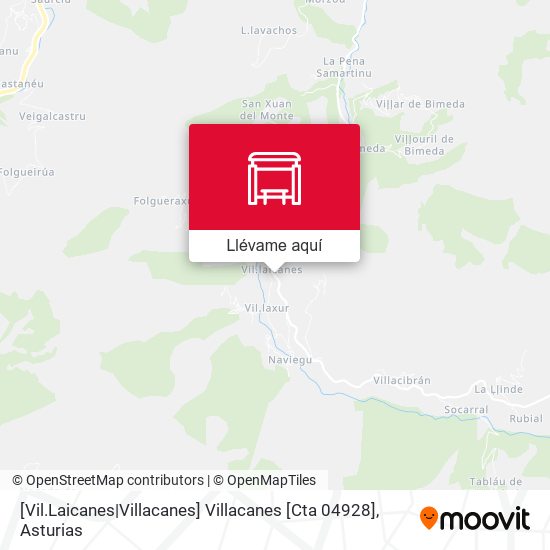 Mapa [Vil.Laicanes|Villacanes]  Villacanes [Cta 04928]
