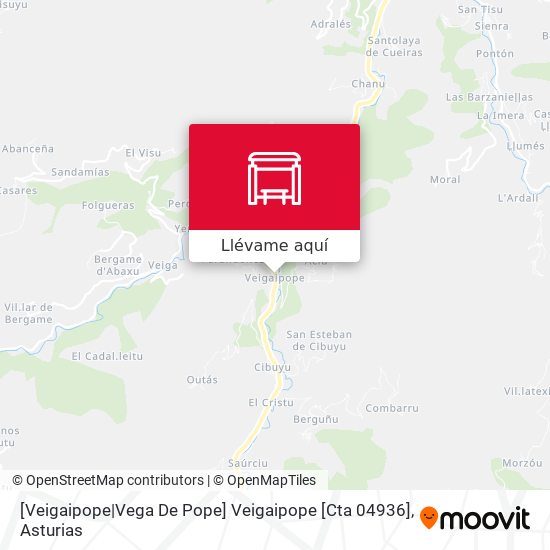 Mapa [Veigaipope|Vega De Pope]  Veigaipope [Cta 04936]