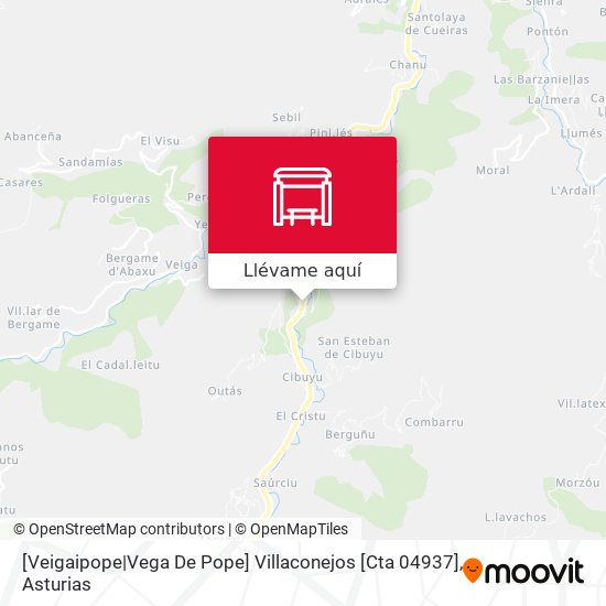 Mapa [Veigaipope|Vega De Pope]  Villaconejos [Cta 04937]