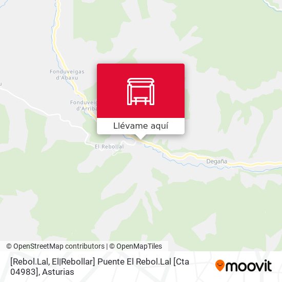Mapa [Rebol.Lal, El|Rebollar]  Puente El Rebol.Lal [Cta 04983]