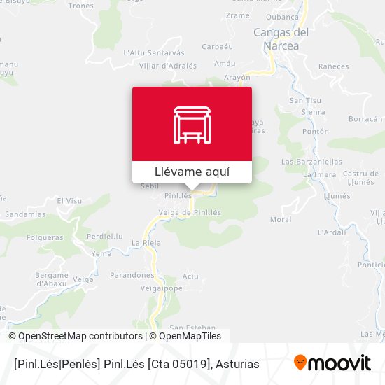 Mapa [Pinl.Lés|Penlés]  Pinl.Lés [Cta 05019]