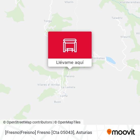 Mapa [Fresno|Freisno]  Fresno [Cta 05043]