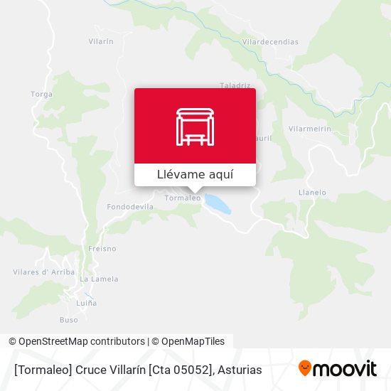 Mapa [Tormaleo]  Cruce Villarín [Cta 05052]