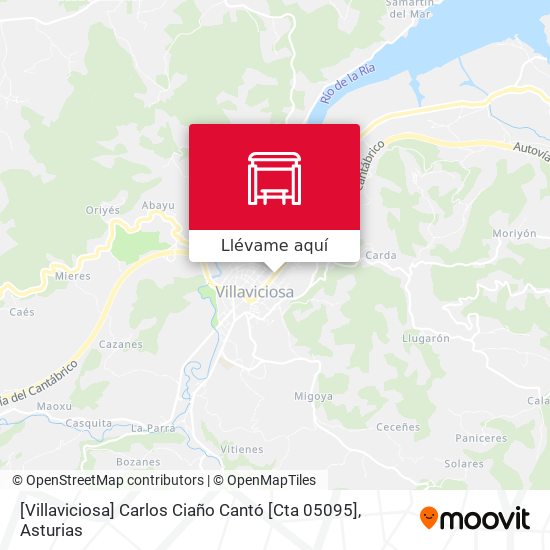 Mapa [Villaviciosa]  Carlos Ciaño Cantó [Cta 05095]