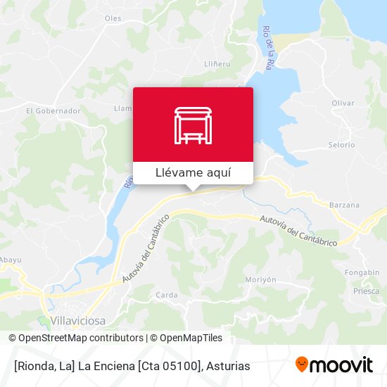 Mapa [Rionda, La]  La Enciena [Cta 05100]