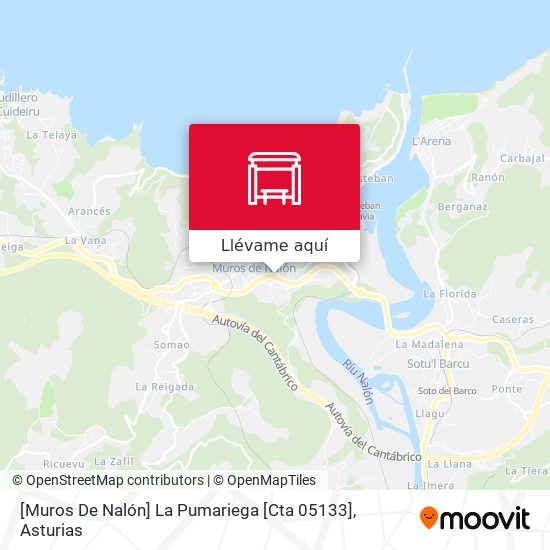 Mapa [Muros De Nalón]  La Pumariega [Cta 05133]