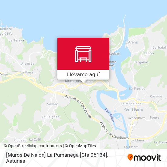 Mapa [Muros De Nalón]  La Pumariega [Cta 05134]