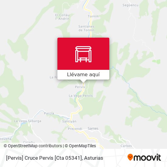 Mapa [Pervís]  Cruce Pervís [Cta 05341]