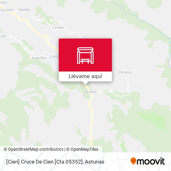 Mapa [Cien]  Cruce De Cien [Cta 05352]