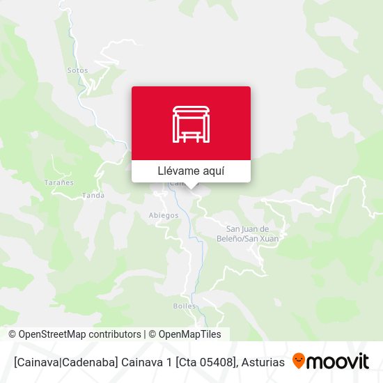 Mapa [Cainava|Cadenaba]  Cainava 1 [Cta 05408]