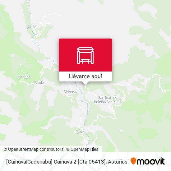 Mapa [Cainava|Cadenaba]  Cainava 2 [Cta 05413]