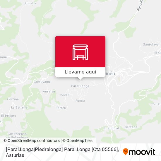 Mapa [Paral.Longa|Piedralonga]  Paral.Longa [Cta 05566]