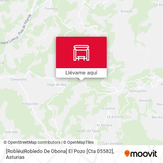Mapa [Robléu|Robledo De Obona]  El Pozo [Cta 05582]