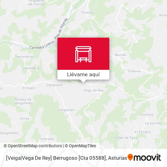 Mapa [Veiga|Vega De Rey]  Berrugoso [Cta 05588]