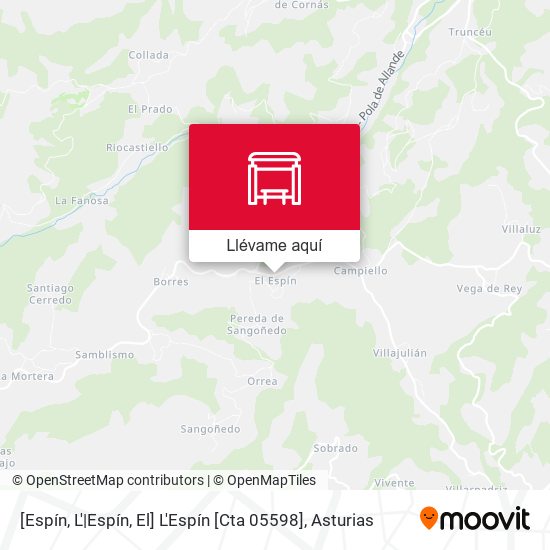 Mapa [Espín, L'|Espín, El]  L'Espín [Cta 05598]
