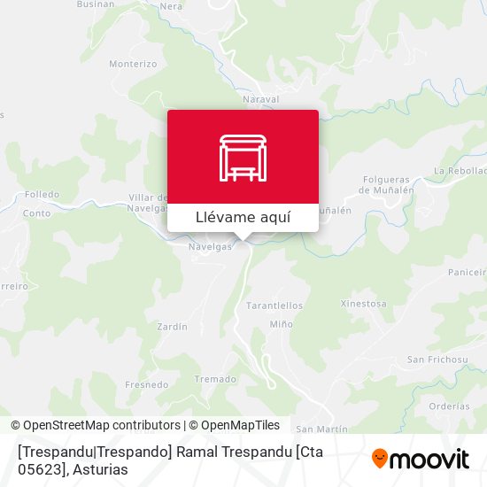 Mapa [Trespandu|Trespando]  Ramal Trespandu [Cta 05623]