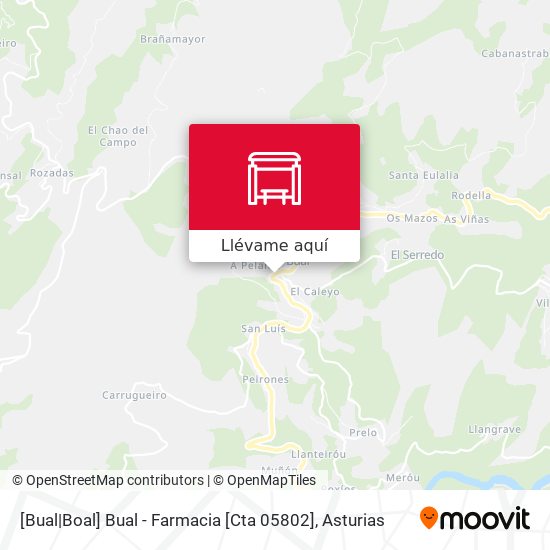 Mapa [Bual|Boal]  Bual - Farmacia  [Cta 05802]