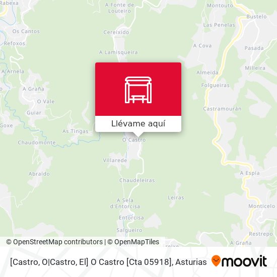 Mapa [Castro, O|Castro, El]  O Castro [Cta 05918]