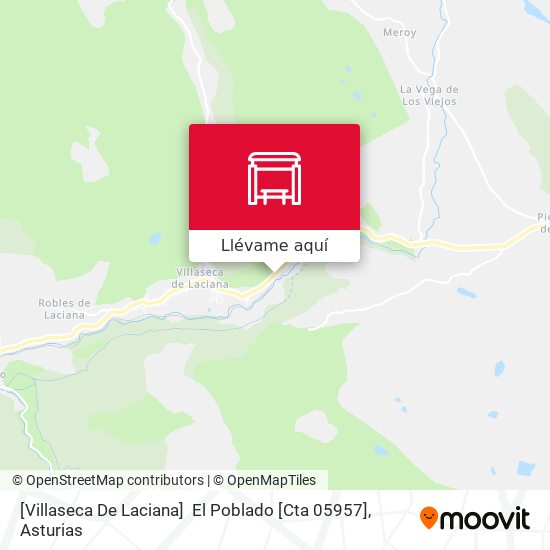 Mapa [Villaseca De Laciana]  El Poblado [Cta 05957]