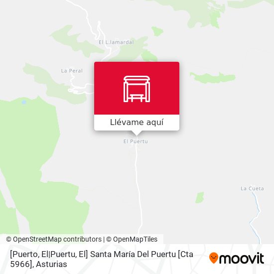 Mapa [Puerto, El|Puertu, El]  Santa María Del Puertu [Cta 5966]