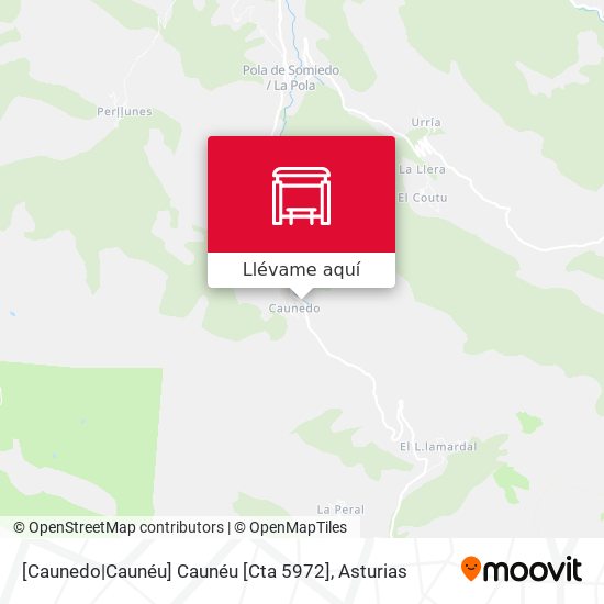 Mapa [Caunedo|Caunéu]  Caunéu [Cta 5972]