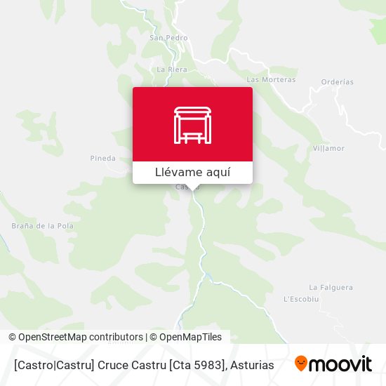 Mapa [Castro|Castru]  Cruce Castru [Cta 5983]