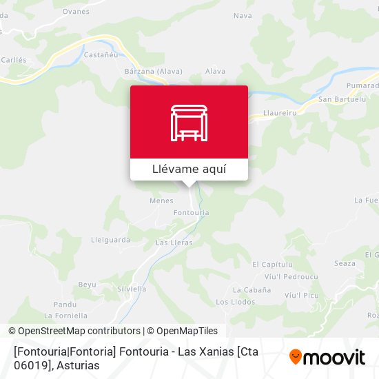 Mapa [Fontouria|Fontoria]  Fontouria - Las Xanias [Cta 06019]