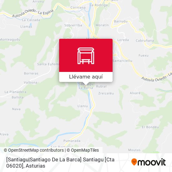 Mapa [Santiagu|Santiago De La Barca]  Santiagu [Cta 06020]