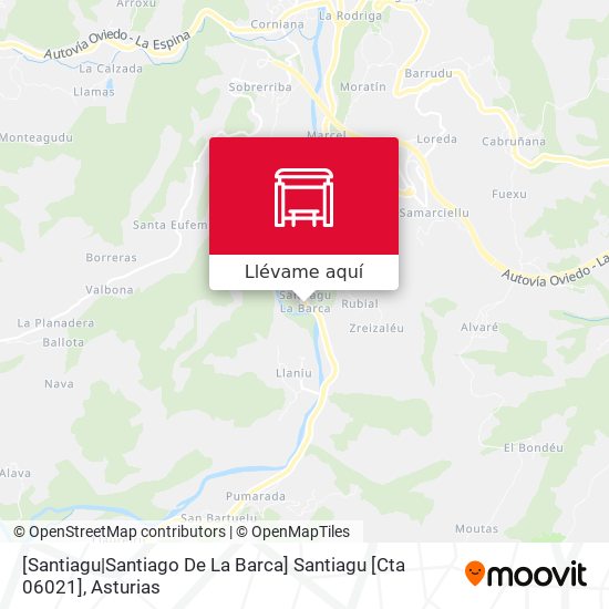 Mapa [Santiagu|Santiago De La Barca]  Santiagu [Cta 06021]