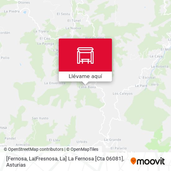 Mapa [Fernosa, La|Fresnosa, La]  La Fernosa [Cta 06081]