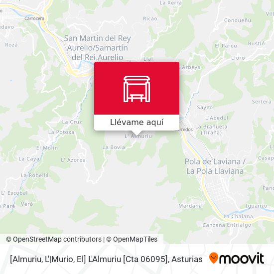 Mapa [Almuriu, L'|Murio, El]  L'Almuriu [Cta 06095]