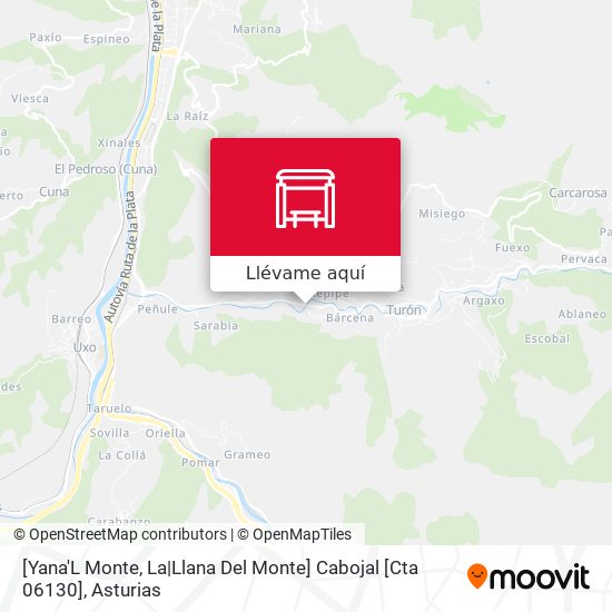 Mapa [Yana'L Monte, La|Llana Del Monte]  Cabojal [Cta 06130]