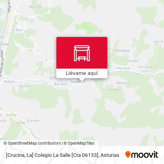 Mapa [Crucina, La]  Colegio La Salle [Cta 06133]