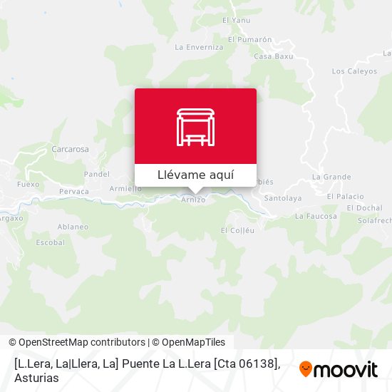 Mapa [L.Lera, La|Llera, La]  Puente La L.Lera [Cta 06138]
