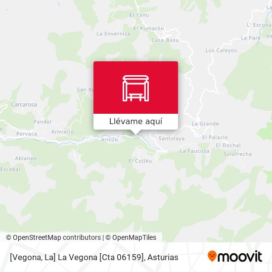 Mapa [Vegona, La]  La Vegona [Cta 06159]
