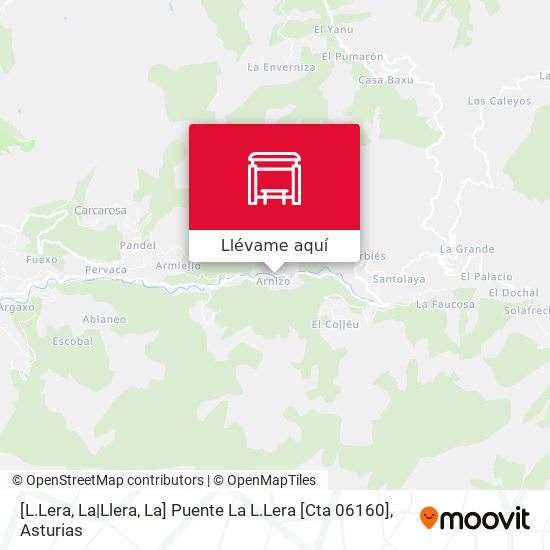 Mapa [L.Lera, La|Llera, La]  Puente La L.Lera [Cta 06160]