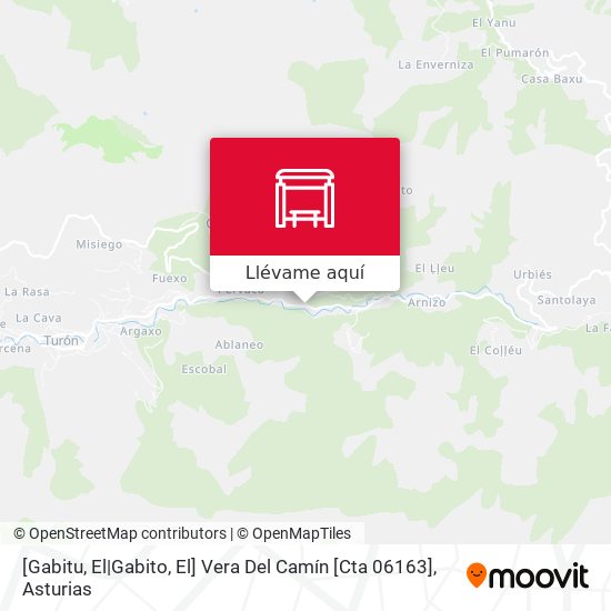 Mapa [Gabitu, El|Gabito, El]  Vera Del Camín [Cta 06163]