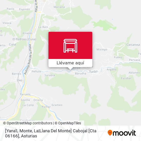 Mapa [Yana'L Monte, La|Llana Del Monte]  Cabojal [Cta 06166]