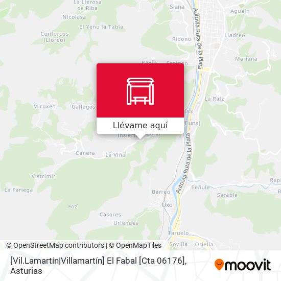 Mapa [Vil.Lamartín|Villamartín]  El Fabal [Cta 06176]