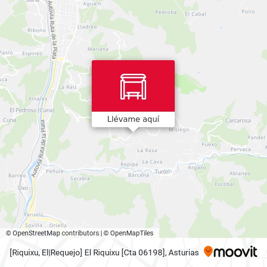 Mapa [Riquixu, El|Requejo]  El Riquixu [Cta 06198]