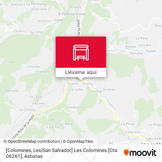 Mapa [Colomines, Les|San Salvador]  Les Colomines [Cta 06261]