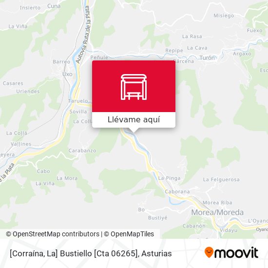 Mapa [Corraína, La]  Bustiello [Cta 06265]