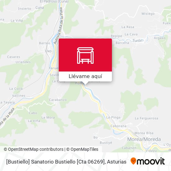 Mapa [Bustiello]  Sanatorio Bustiello [Cta 06269]