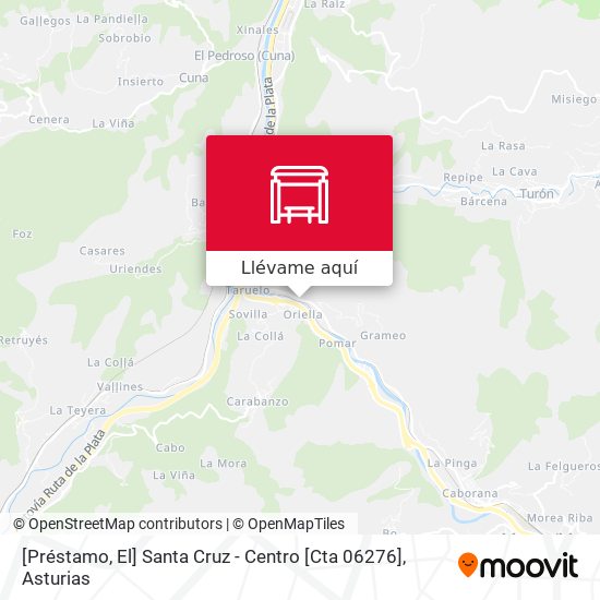 Mapa [Préstamo, El]  Santa Cruz - Centro [Cta 06276]